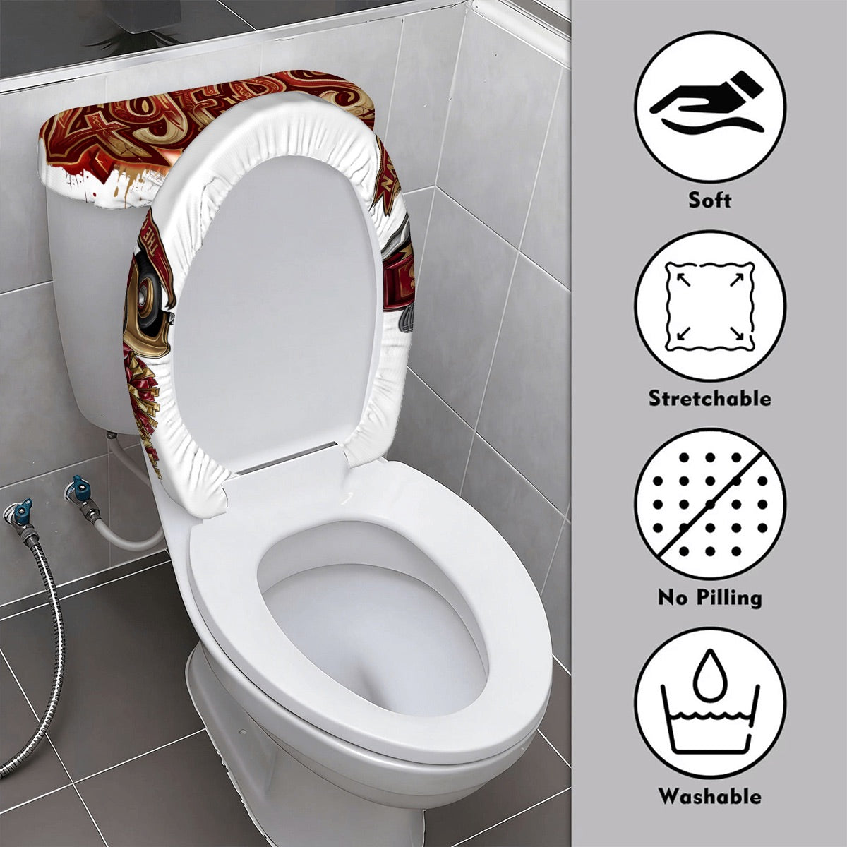 Toilet Seat Lid and Tank Cover Set 68 1